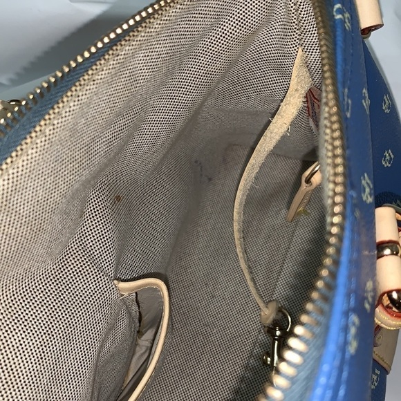 DOONEY and Bourke Signature Blue Satchel - Picture 15 of 16